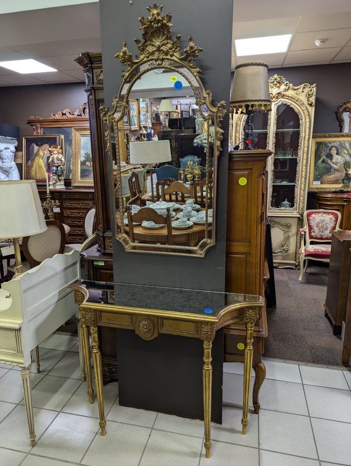 Konsoollaud peegliga Louis XVI stiilis