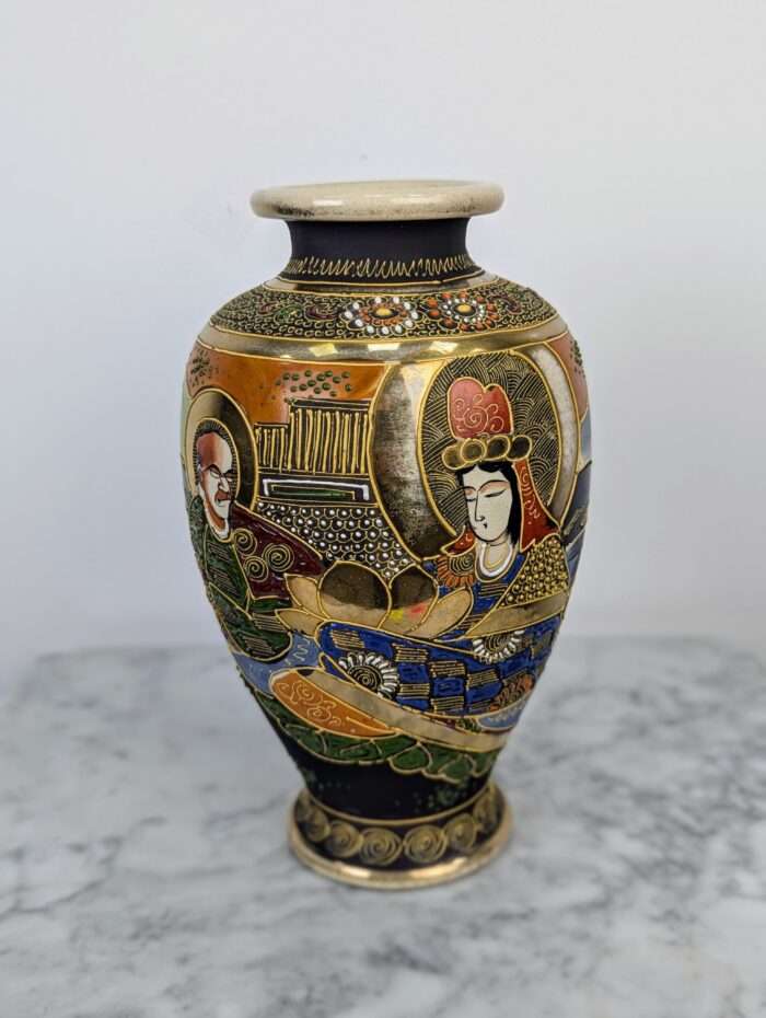 Satsuma style vase