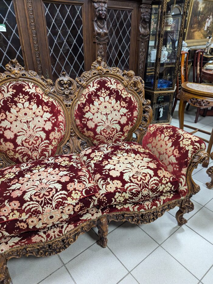 Sofa and 2 armchairs in baroque style - Image 6