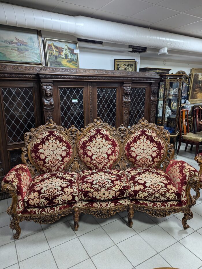 Sofa and 2 armchairs in baroque style - Image 3