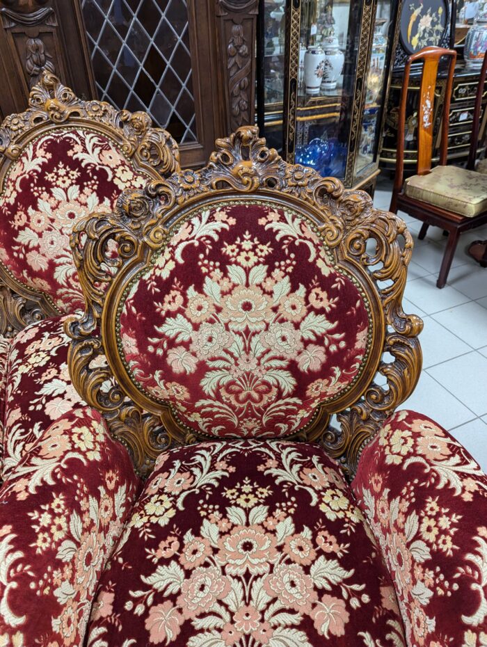 Sofa and 2 armchairs in baroque style - Image 8