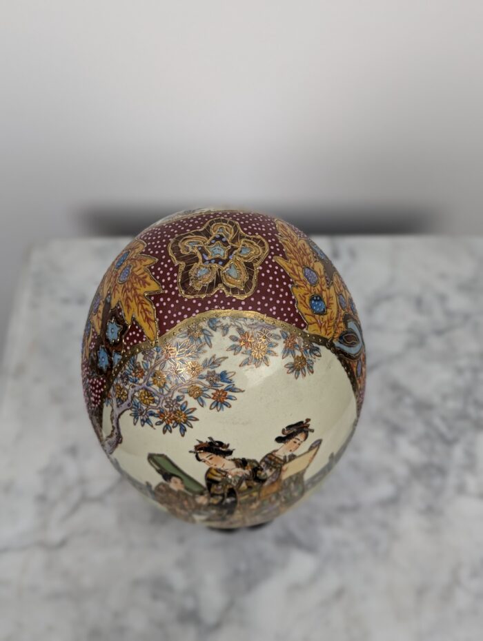 Oriental porcelain egg - Image 5