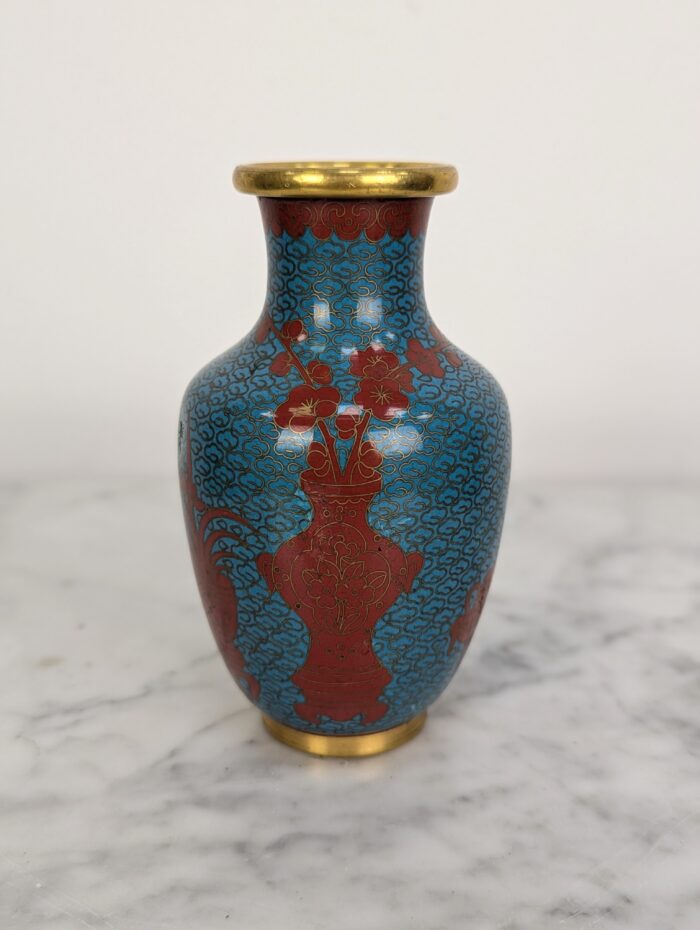 Cloisonne vase