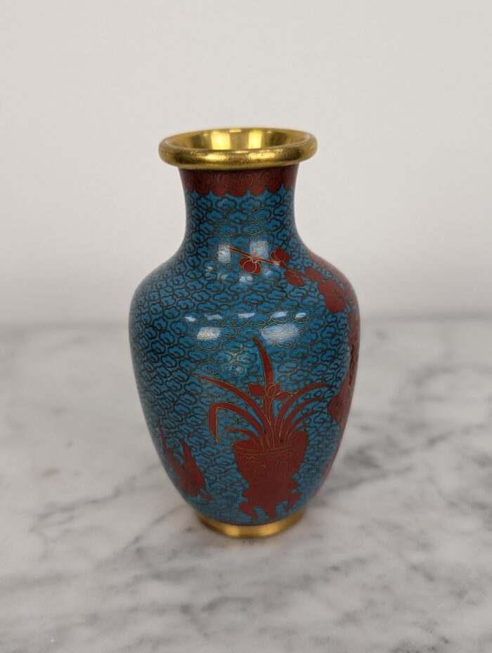 Cloisonne vase - Image 3