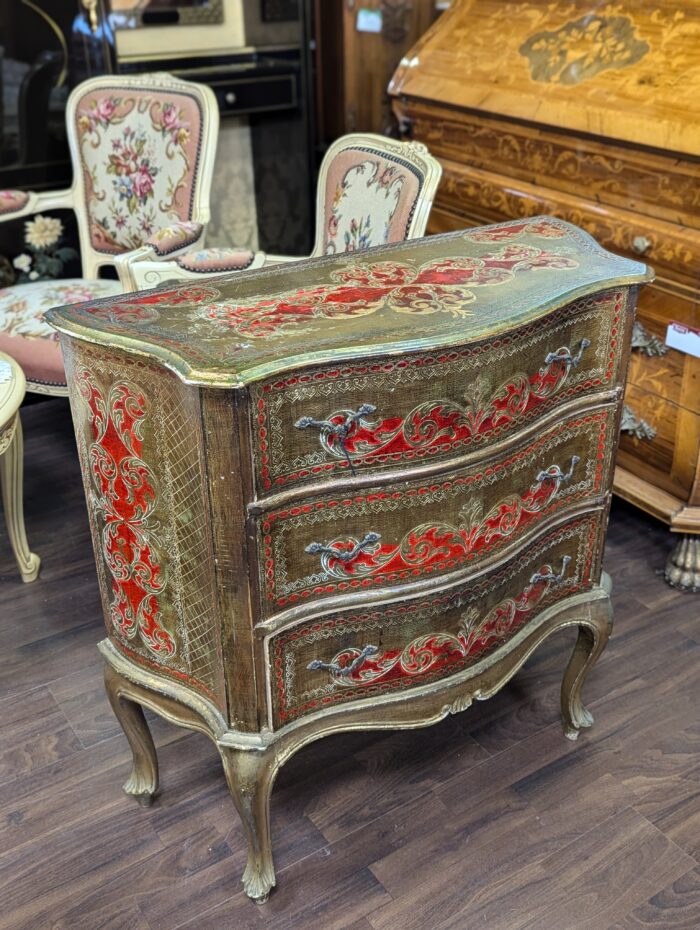 Florentine style chest of drawers