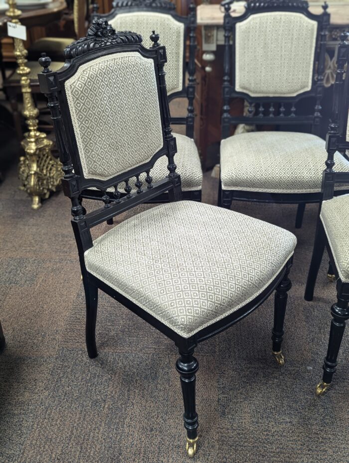 Napoleon III style chairs 5pcs - Image 5