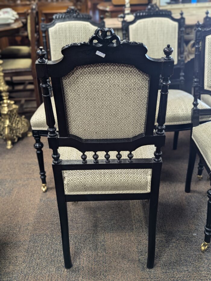 Napoleon III style chairs 5pcs - Image 6