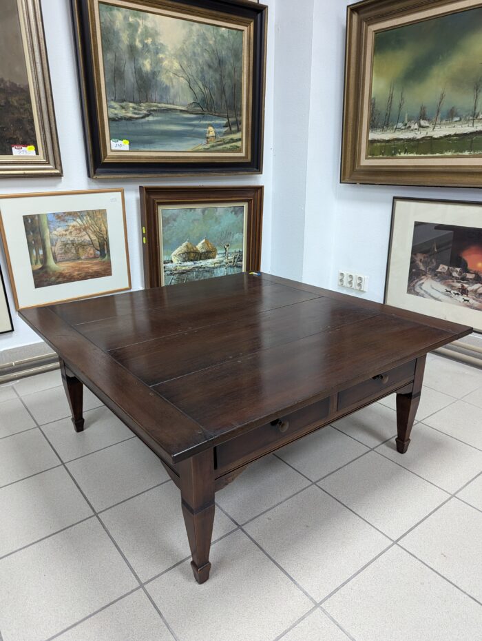 Coffee table with drawers