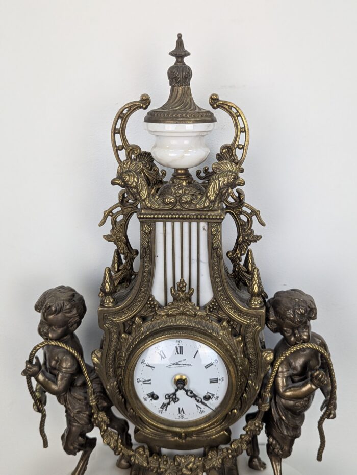 Louis XVI stiilis kaminakell ja küünlajalad - Image 4