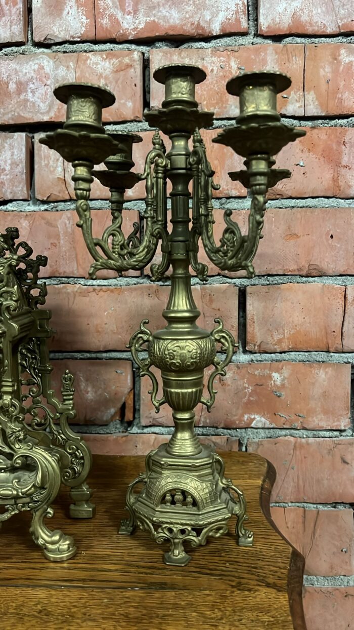 Kaminakell ja küünlajalad Louis XV - Image 4