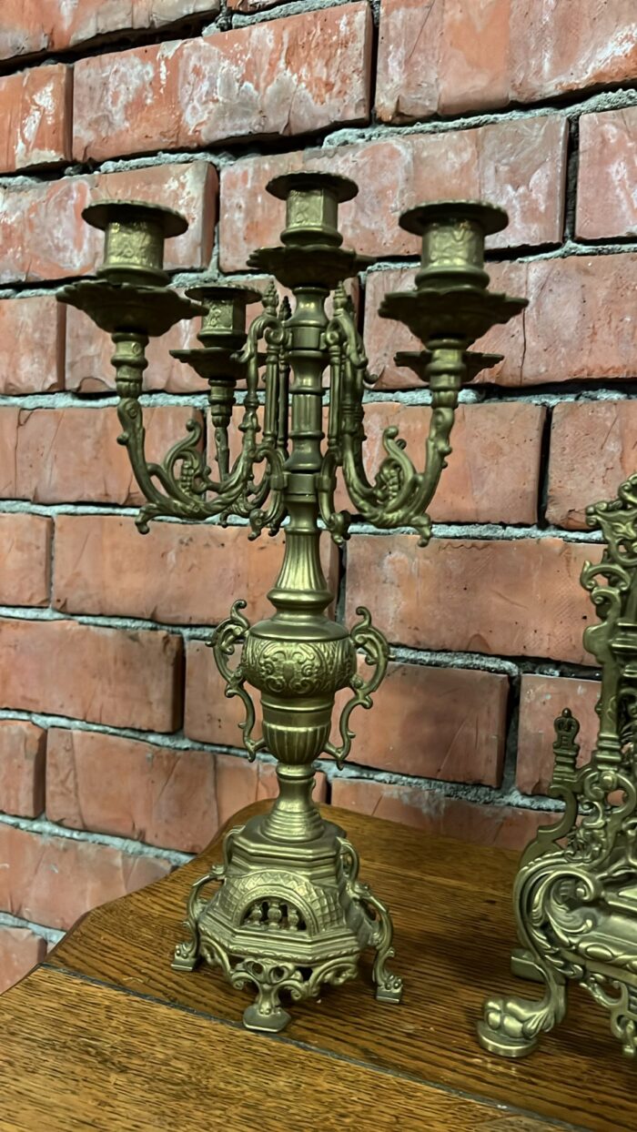Kaminakell ja küünlajalad Louis XV - Image 5