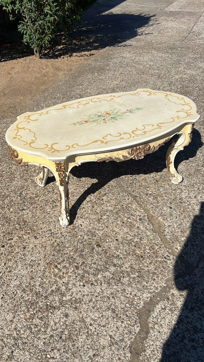 Coffee table in rococo style