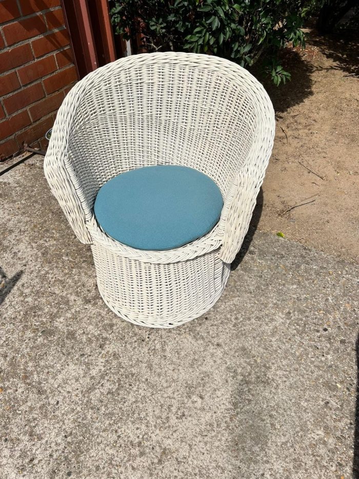 Rattan armchair