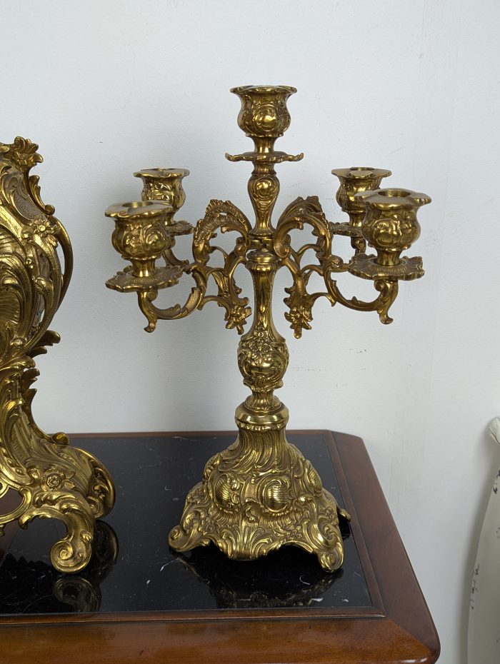 Mantel kello ja kynttilänjalat - Image 6
