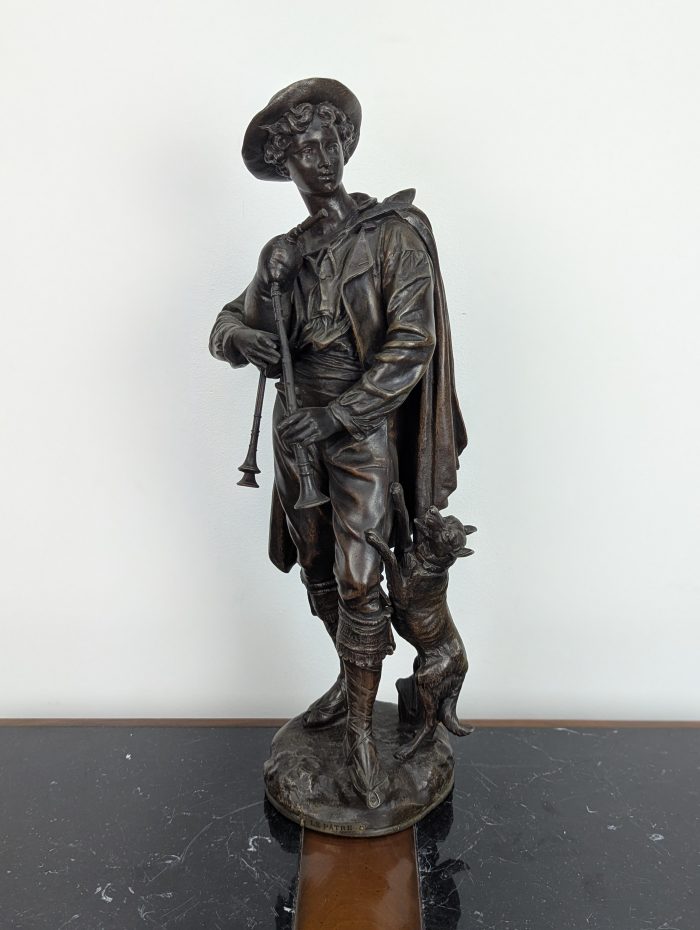 Emile Bruchon sculpture "Le Patre"