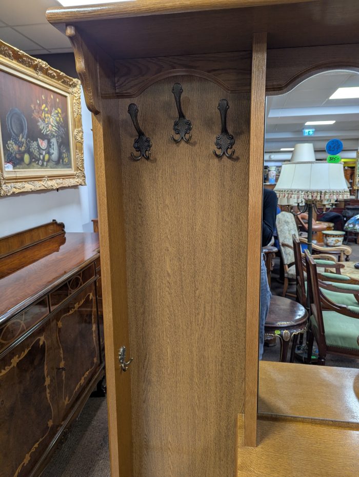 Hallway cabinet with mirror and clothes hangers - Image 4
