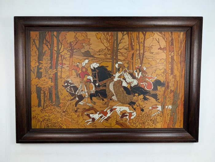Intarsia puidupaneel "Jahistseen" 125x85