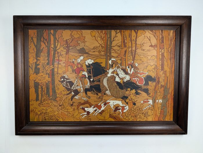 Intarsia puidupaneel "Jahistseen" 125x85