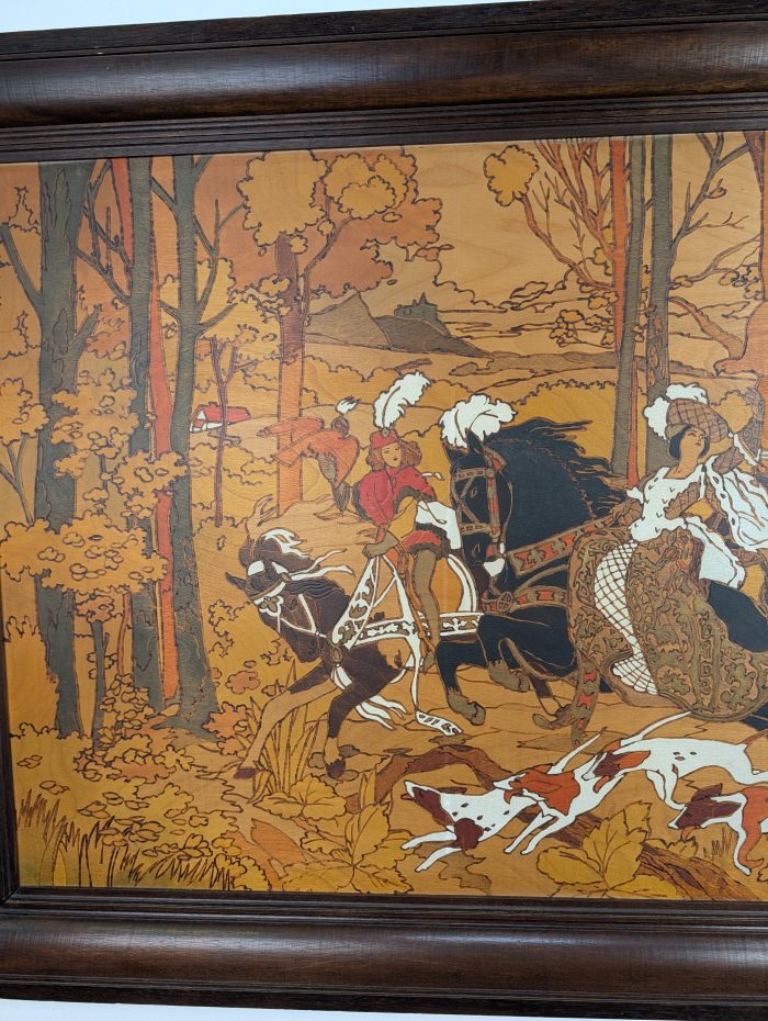 Intarsia puidupaneel "Jahistseen" 125x85 - Image 4
