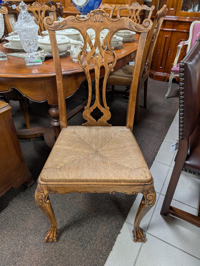 Chippendale style chairs set 6pcs