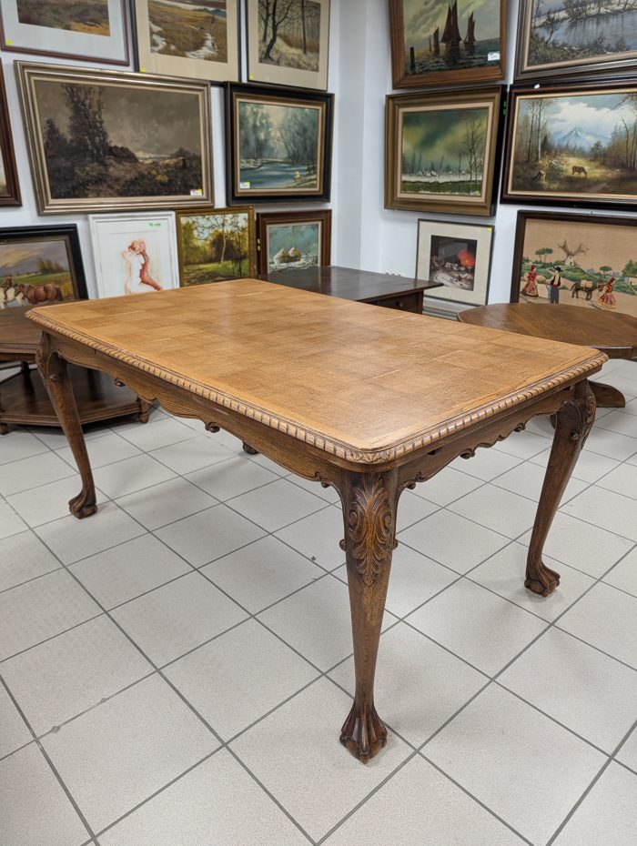 Chippendale style dining table