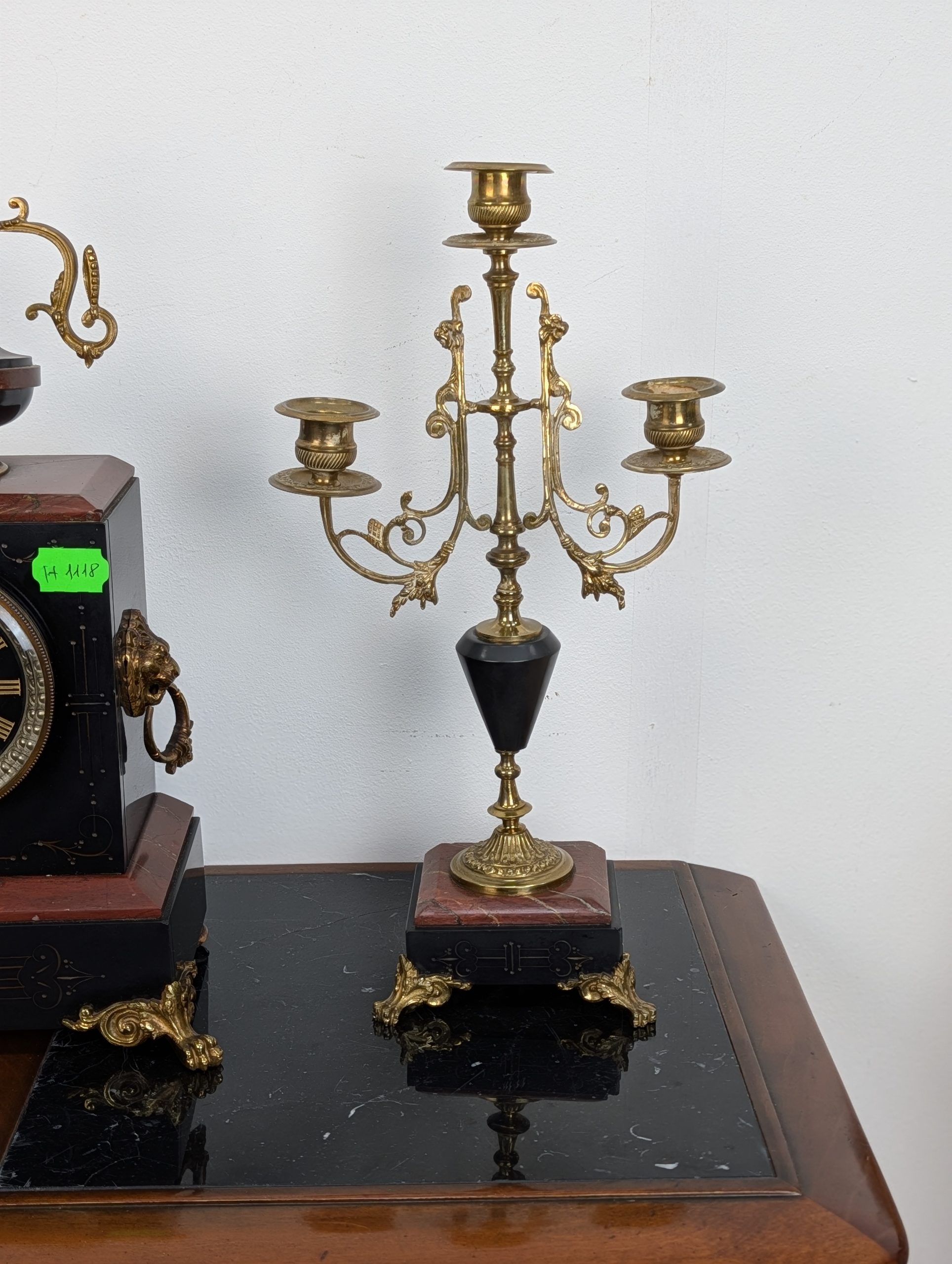 Каминные часы и подсвечники в стиле Наполеона III — изображение 4