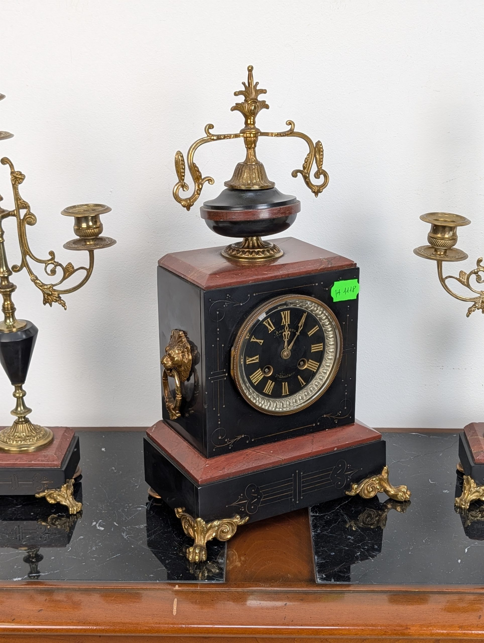 Каминные часы и подсвечники в стиле Наполеона III — изображение 5