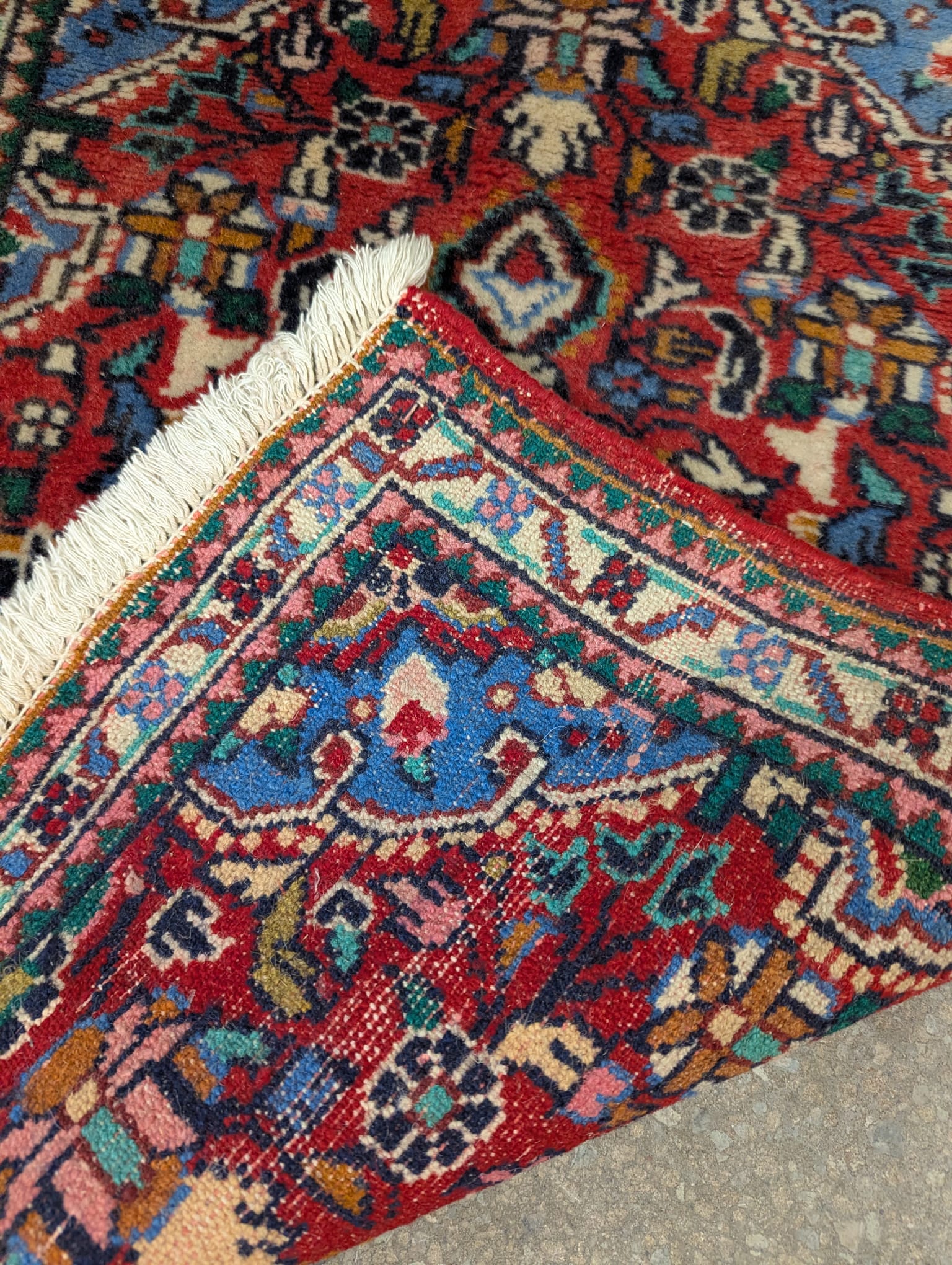 Handmade Wool Rug 80x60 - Image 3