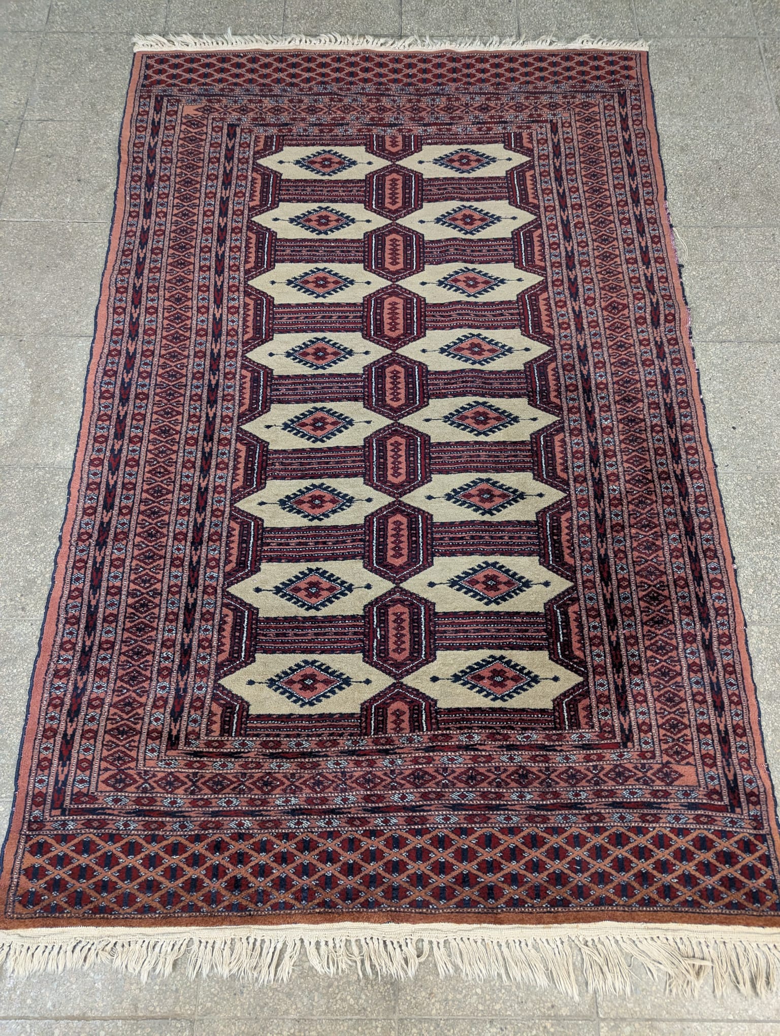 Handmade wool carpet 200x125